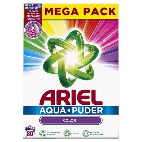 Ariel 80 dávek/5,2kg color | Prací prostředky - Prací prášky